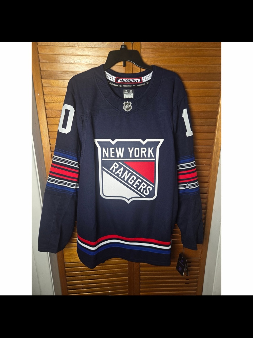 New York Rangers Fanatics Premium Panarin Alt Jersey Size 52